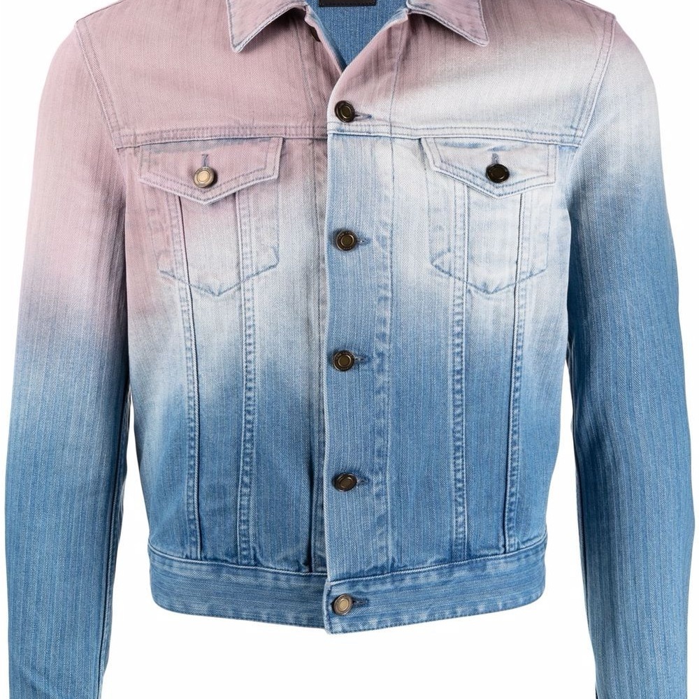 Saint Laurent Degrade Denim Trucker Jacket $1,190